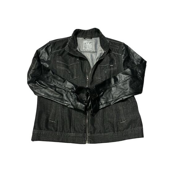Mo7 Men Black Long Sleeve Full Zip Jacket Xl - Picture 1 of 7